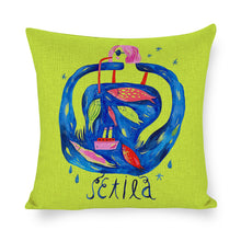 Charger l'image dans la galerie, Taies d'oreiller / Housses de coussin en coton lin (impression recto-verso) personnalisée avec photo motif logo texte image