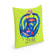 Charger l'image dans la galerie, Taies d'oreiller / Housses de coussin en coton lin (impression recto-verso) personnalisée avec photo motif logo texte image