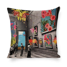 Charger l'image dans la galerie, Taies d'oreiller / Housses de coussin en coton lin (4 pièces dans 1 groupe) personnalisée avec photo motif logo texte