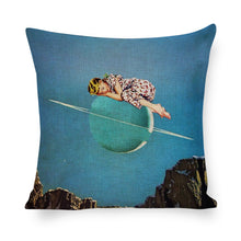 Charger l'image dans la galerie, Taies d'oreiller / Housses de coussin en coton lin (4 pièces dans 1 groupe) personnalisée avec photo motif logo texte