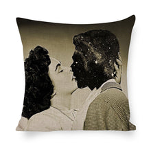 Charger l'image dans la galerie, Taies d'oreiller / Housses de coussin en coton lin (4 pièces dans 1 groupe) personnalisée avec photo motif logo texte