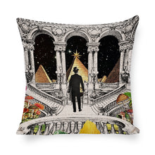 Charger l'image dans la galerie, Taies d'oreiller / Housses de coussin en coton lin (4 pièces dans 1 groupe) personnalisée avec photo motif logo texte