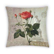 Charger l'image dans la galerie, Taie d'oreiller personnalisée en coton et lin légers (impression recto)