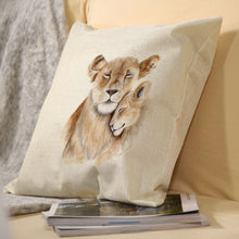 Charger l'image dans la galerie, Taies d'oreiller / Housses de coussin en lin 25cmx25cm (impression recto) personnalisée avec photo motif logo texte