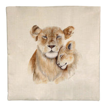 Charger l'image dans la galerie, Taies d'oreiller / Housses de coussin en lin 25cmx25cm (impression recto) personnalisée avec photo motif logo texte