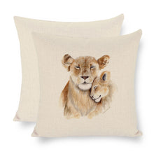 Charger l'image dans la galerie, Taies d'oreiller / Housses de coussin en lin 25cmx25cm (impression recto) personnalisée avec photo motif logo texte