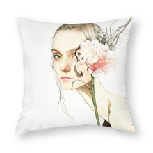 Charger l'image dans la galerie, Taies d'oreiller / Housses de coussin en tissu impression recto-verso (images différentes) personnalisée avec photo logo image texte