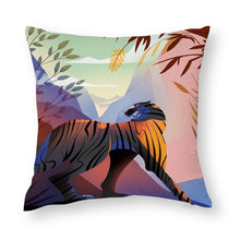 Charger l'image dans la galerie, Taies d'oreiller / Housses de coussin en polyester impression recto (4 pièces 1 groupe) personnalisée avec photo logo texte