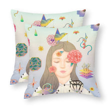 Charger l'image dans la galerie, Taies d'oreiller / Housses de coussin en polyester (impression recto) personnalisée avec photo logo motif texte