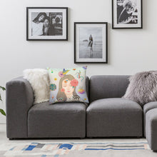 Charger l'image dans la galerie, Taies d'oreiller / Housses de coussin en polyester (impression recto) personnalisée avec photo logo motif texte