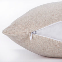 Charger l'image dans la galerie, Taies d'oreiller / Housses de coussin personnalisée avec prénom photo en coton lin en forme de longue bande impression recto 20"×30"