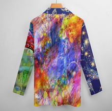 Charger l'image dans la galerie, Tailleurs costume chic originale femme personnalisée avec photo motif logo texte (conception multi-images)