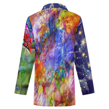 Charger l'image dans la galerie, Tailleurs costume chic originale femme personnalisée avec photo motif logo texte (conception multi-images)