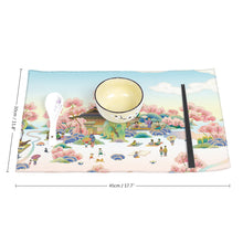 Charger l'image dans la galerie, Tapis sous assiette / Set assiette (4 pièces) personnalisé avec photo motif logo texte