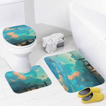 Charger l'image dans la galerie, Tapis de sol personnalisé en velours corail (ensemble de trois pièces)