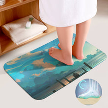 Charger l'image dans la galerie, Tapis de sol personnalisé en velours corail (ensemble de trois pièces)