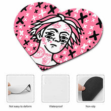 Charger l'image dans la galerie, Tapis de souris personnalisé en forme de coeur avec photos textes et motifs
