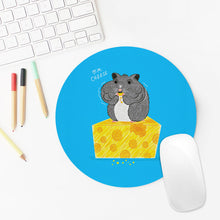 Charger l'image dans la galerie, Tapis de souris rond personnalisé avec photo texte