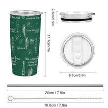 Charger l'image dans la galerie, Tasse de voiture entièrement imprimée en acier inoxydable 304 tasse de voyage avec couvercle personnalisé avec photos motif texte