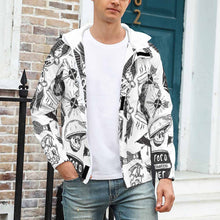 Charger l'image dans la galerie, Impression d’image unique Jacket veste grande taille avec poche homme A681 personnalisé avec image logo texte motif