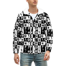 Charger l'image dans la galerie, Impression d’image unique veste courte avec deux poches confortable grande taille homme A679 personnalisé avec photo logo motif texte
