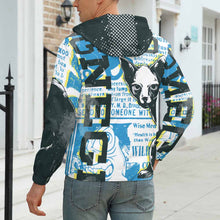 Charger l'image dans la galerie, Impression des multi-images veste courte avec deux poches homme grande taile A537 personnalisé avec photo logo motif texte