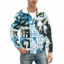 Charger l'image dans la galerie, Impression d’image unique veste courte oversize / grande taiile homme A537 personnalisée avec photo motif logo texte