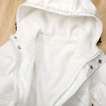Charger l'image dans la galerie, Impression des multi-images sweat à capuche / veste courte zippé polaire enfant A679 personnalisé avec photo motif logo texte