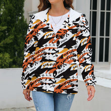 Charger l'image dans la galerie, Impression d’image unique sweat à capuche blouson fine femme personnalisé avec photo logo motif texte