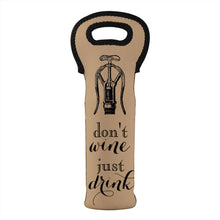 Charger l'image dans la galerie, Sac à vin blanc personnalisé pour une seule bouteille 17*37cm
