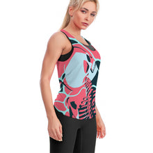 Charger l'image dans la galerie, Gilet de yoga / Débardeur dos nu femme YJ022 personnalisé avec photo motif logo texte