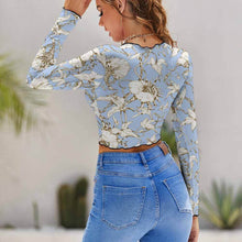 Charger l'image dans la galerie, T-shirt col rond pour femme NZ126 personnaliser le design avec vos photos/photos ou votre nom