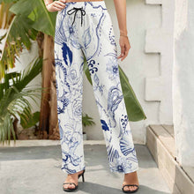 Charger l'image dans la galerie, NZ203 Pantalon large femme personnalisé et imprimé avec photo motif et texte (impression d'image unique)