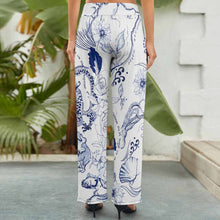 Charger l'image dans la galerie, NZ203 Pantalon large femme personnalisé et imprimé avec photo motif et texte (impression d'image unique)