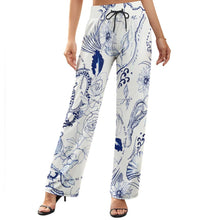 Charger l'image dans la galerie, NZ203 Pantalon large femme personnalisé et imprimé avec photo motif et texte (impression d'image unique)