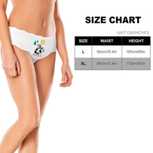 Charger l'image dans la galerie, Sous-vêtements en soie glacée pour femmes, impression personnalisée avec vos photos/images ou votre nom