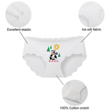 Charger l'image dans la galerie, Sous-vêtements en soie glacée pour femmes, impression personnalisée avec vos photos/images ou votre nom