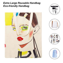 Charger l'image dans la galerie, Sac cabas Canvas femme / homme élégant personnalisé avec photo motif texte logo (impression recto verso)