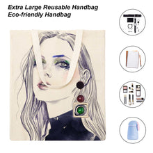 Charger l'image dans la galerie, Sac cabas Canvas impression recto-verso 38×41cm personnalisé avec photo motif image texte logo