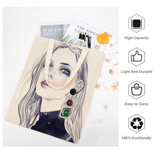 Charger l'image dans la galerie, Sac cabas Canvas impression recto-verso 38×41cm personnalisé avec photo motif image texte logo