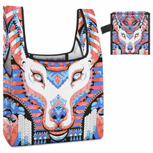 Charger l'image dans la galerie, Sac shopping pliable en polyester personnalisé avec prénom photo texte