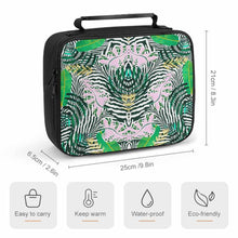 Charger l'image dans la galerie, Sac isotherme repas / sac isolant repas carré personnalisé avec prénom photo texte logo