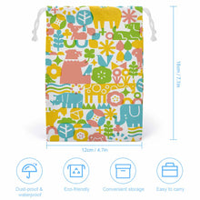 Charger l'image dans la galerie, Sac de rangement en toile avec cordon de serrage personnalisé avec photo texte (Impression recto-verso)