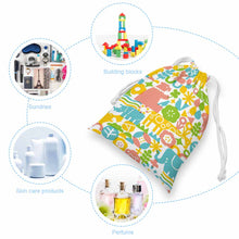 Charger l'image dans la galerie, Sac de rangement en toile avec cordon de serrage personnalisé avec photo texte (Impression recto-verso)