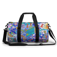 Charger l'image dans la galerie, Sac sport / sac de gym cylindrique Q006 personnalisé avec photo texte et logo