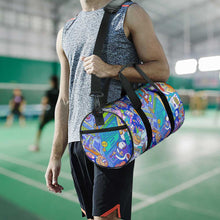 Charger l'image dans la galerie, Sac sport / sac de gym cylindrique Q006 personnalisé avec photo texte et logo