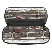 Charger l'image dans la galerie, Trousse stylo / sac à stylo en cuir femme homme personnalisé avec photo logo motif texte