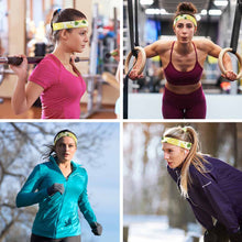 Charger l'image dans la galerie, Impression d'image unique Bandeau de sport anti transpiration pour cheveux personnalisé avec photo motif logo texte