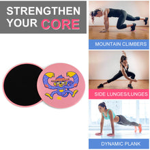 Charger l'image dans la galerie, Plaque coulissante pour Yoga / disques coulissants pour Fitness YD2301003 Personnalisé (rose)