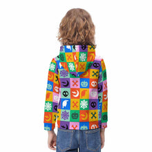 Charger l'image dans la galerie, Sweat à capuche pour enfants / Hoodie imprimé personnalisé impression complète avec photo texte logo (Image Unique)